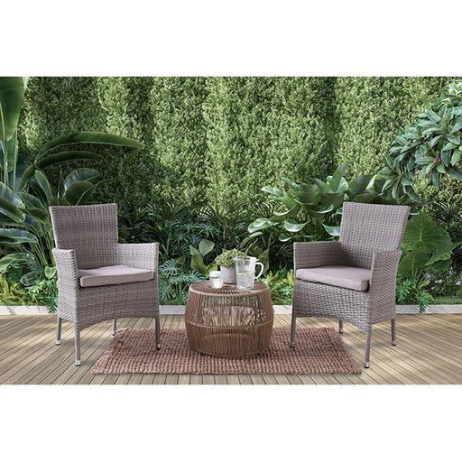 Furniture of America Galina FM80003NT-3PC-06GY 5 pc Patio Conversation Set IMAGE 2