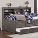 Furniture of America Tibalt Full Bed with Storage FOA7466GY-F-BED IMAGE 1