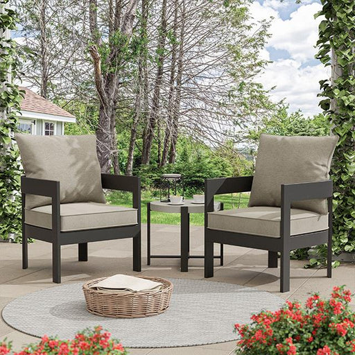 Furniture of America Lotus GM-1024BK-3PK 3-PC Patio Set IMAGE 1