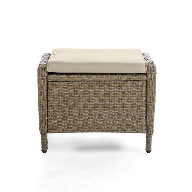 Furniture of America Outdoor Seating Ottomans GM-2003-2PK IMAGE 3
