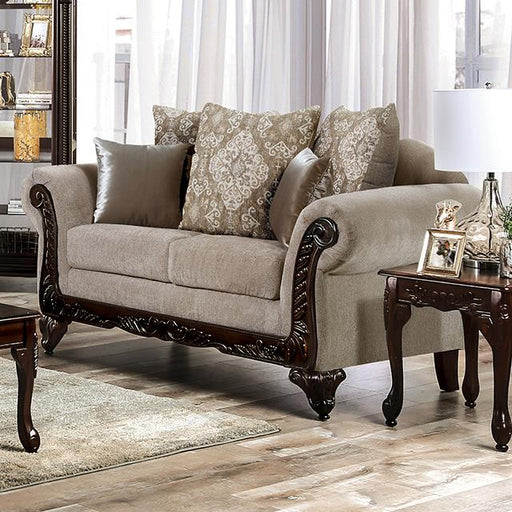 Furniture of America Panozzo Stationary Fabric Loveseat SM7308-LV IMAGE 1