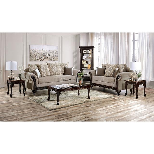 Furniture of America Panozzo Stationary Fabric Sofa SM7308-SF IMAGE 2