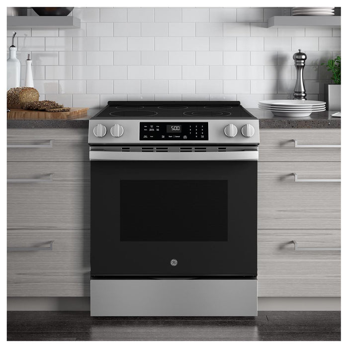 GE 30-inch Slide-in Electric Range GRS500PVSS IMAGE 11