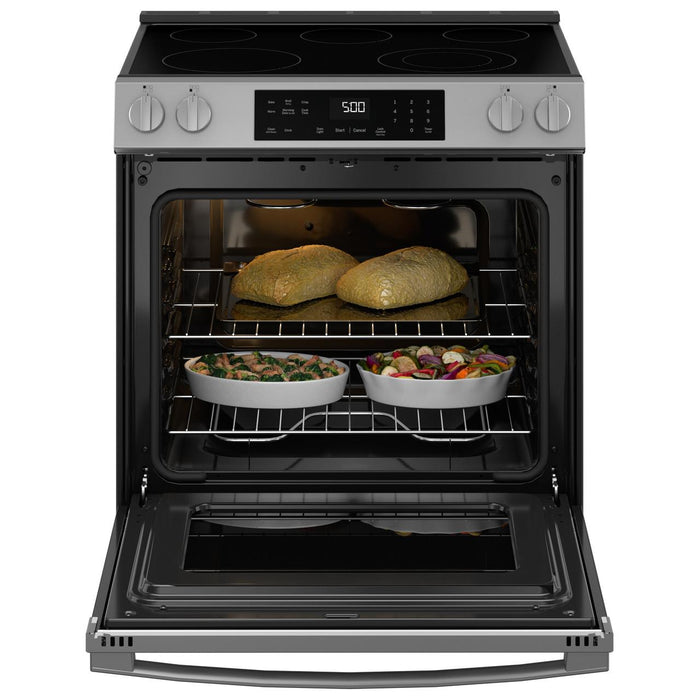 GE 30-inch Slide-in Electric Range GRS500PVSS IMAGE 2