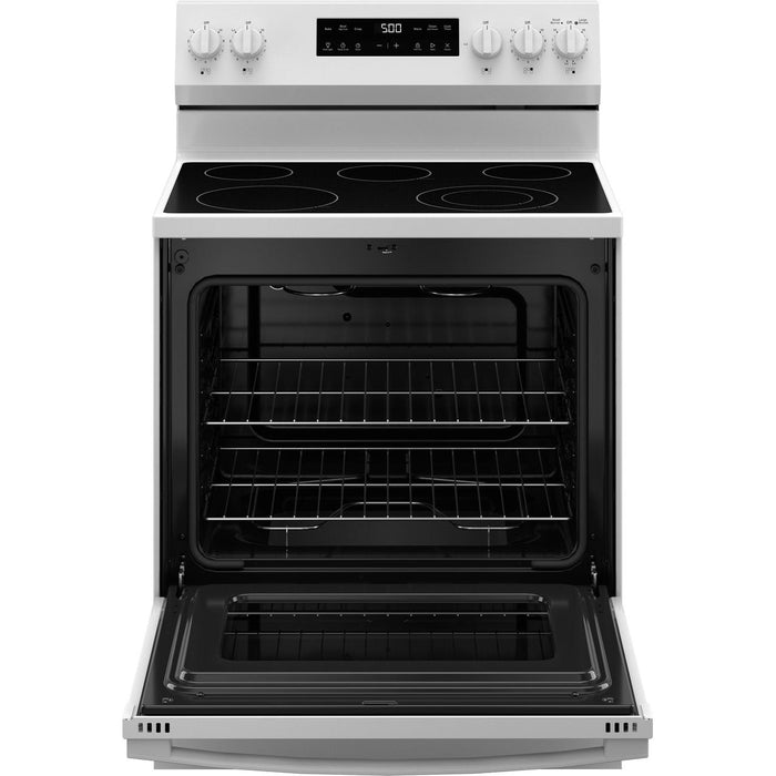 GE 30-inch Freestanding Electric Range GRF500PVWW IMAGE 3