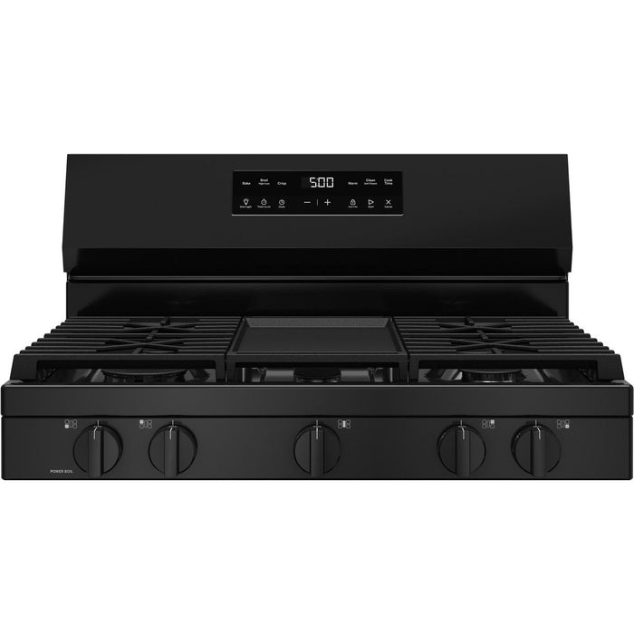 GE 30-inch Freestanding Gas Range with Center Oval Burner GGF500PVBB IMAGE 7