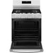 GE 30-inch Freestanding Gas Range with Center Oval Burner GGF500PVWW IMAGE 3