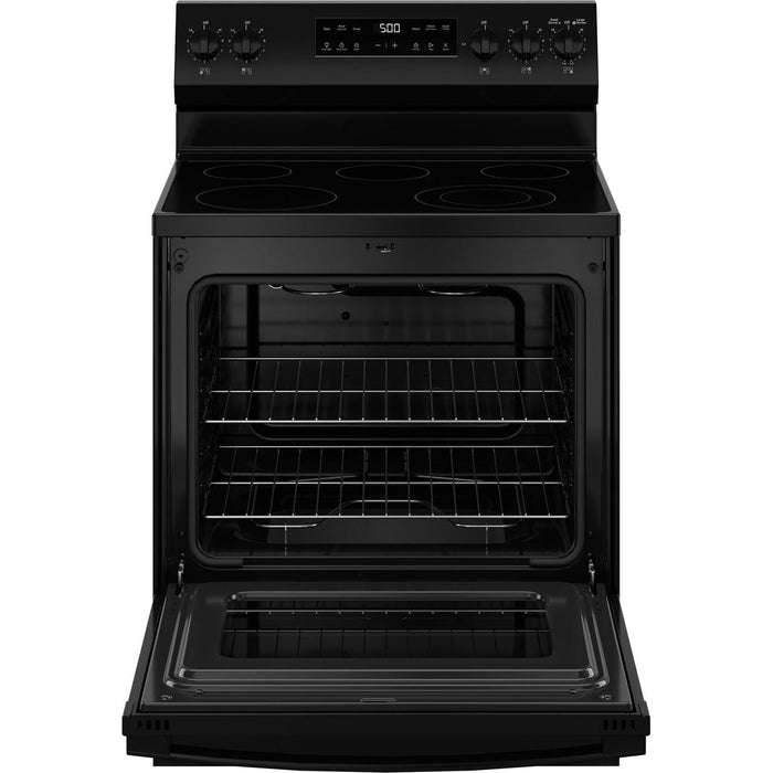 GE 30-inch Freestanding Electric Range GRF500PVBB IMAGE 3