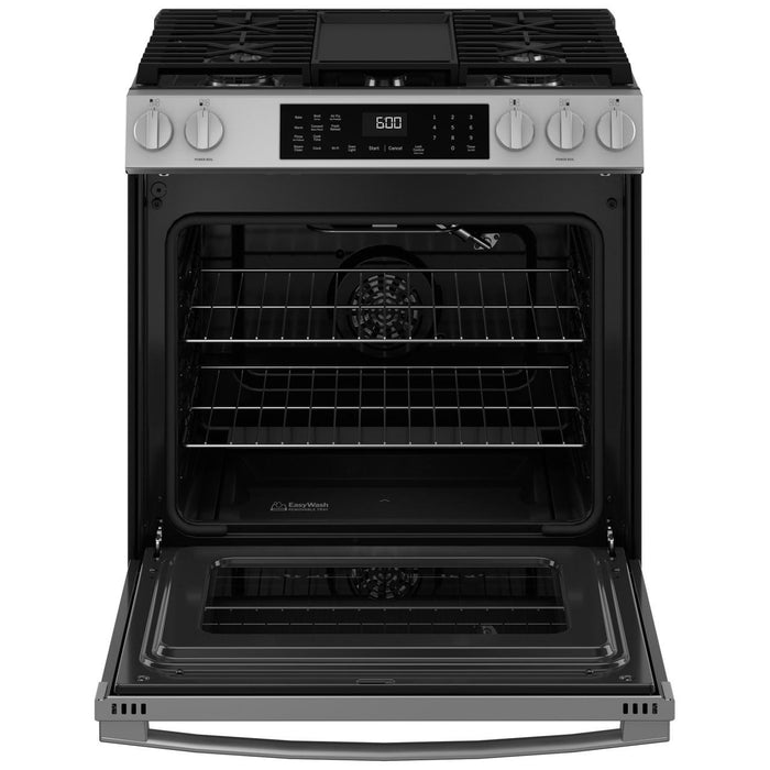 GE 30-inch Slide-in Gas Range with WiFi GGS600AVFS IMAGE 3