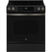 GE 30-inch Slide-in Electric Range with Convection Technology GRS600AVDS IMAGE 1