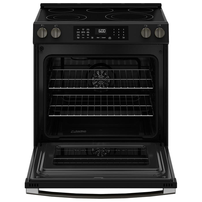 GE 30-inch Slide-in Electric Range with Convection Technology GRS600AVDS IMAGE 3