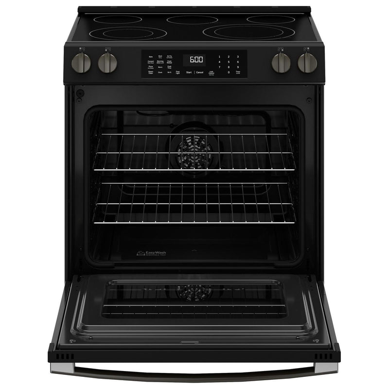GE 30-inch Slide-in Electric Range with Convection Technology GRS600AVDS IMAGE 3