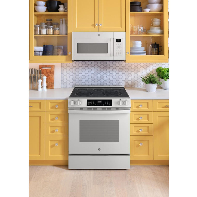 GE 30-inch Slide-in Electric Range with Convection Technology GRS600AVWW IMAGE 15
