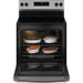 GE 30-inch Freestanding Electric Range with SmartHQ™ GRF400PVSS IMAGE 2