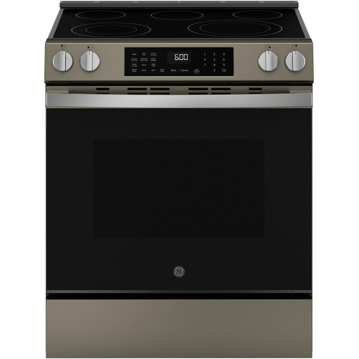 GE 30-inch Slide-in Electric Range with Convection Technology GRS600AVES IMAGE 1