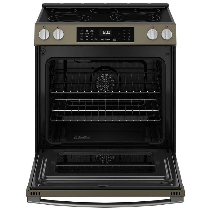 GE 30-inch Slide-in Electric Range with Convection Technology GRS600AVES IMAGE 3