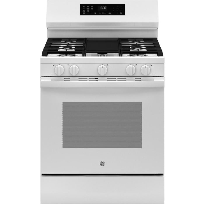 GE 30-inch Freestanding Gas Range with Convection Technology GGF600AVWW IMAGE 1