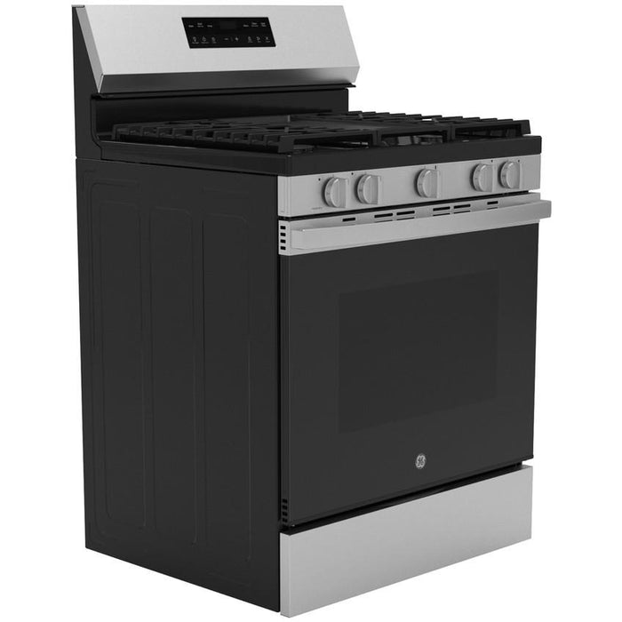 GE 30-inch Freestanding Gas Range with Center Oval Burner GGF500PVSS IMAGE 11