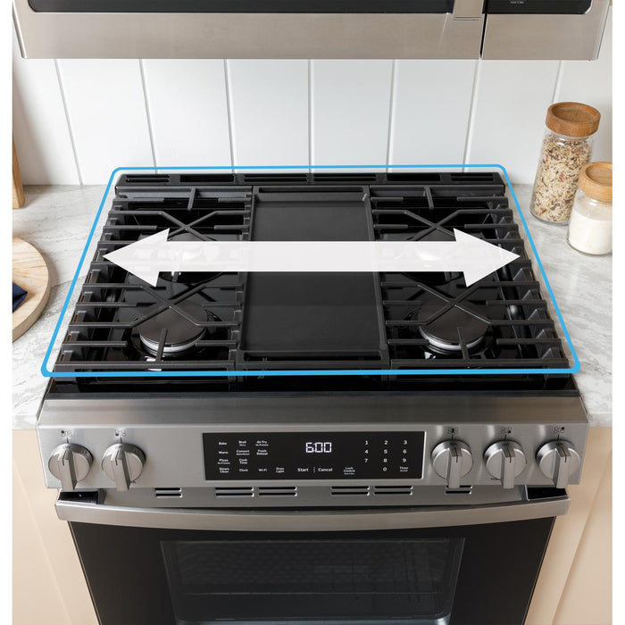 GE 30-inch Freestanding Gas Range with Center Oval Burner GGF500PVSS IMAGE 14