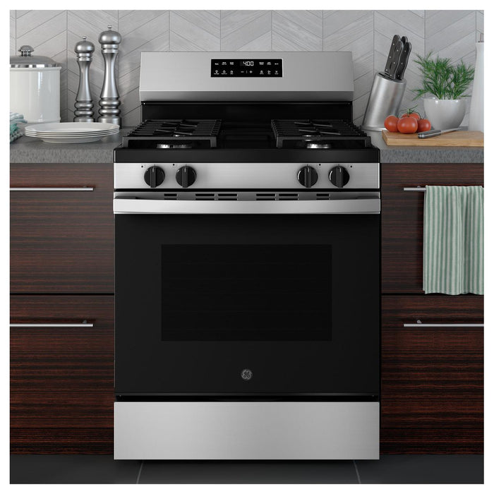 GE 30-inch Freestanding Gas Range with SmartHQ™ GGF400PVSS IMAGE 5