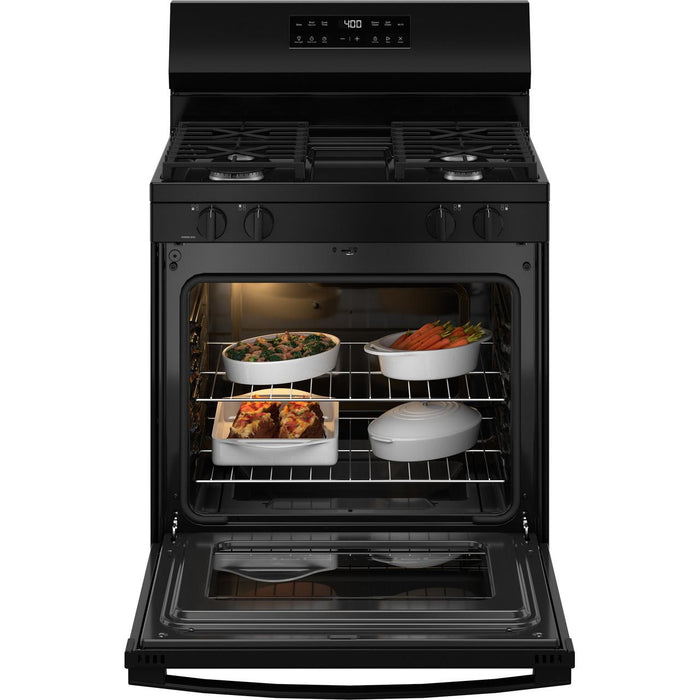 GE 30-inch Freestanding Gas Range with SmartHQ™ GGF400PVBB IMAGE 2