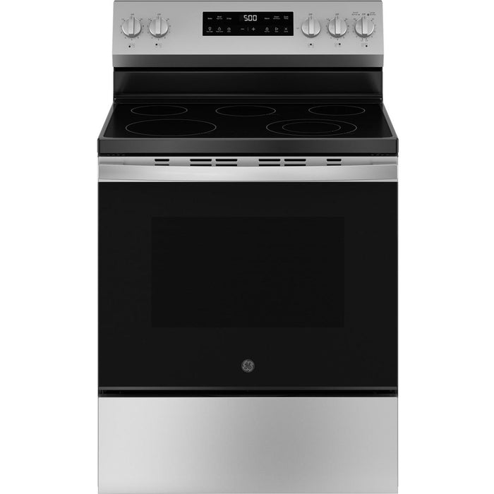 GE 30-inch Freestanding Electric Range GRF500PVSS IMAGE 1