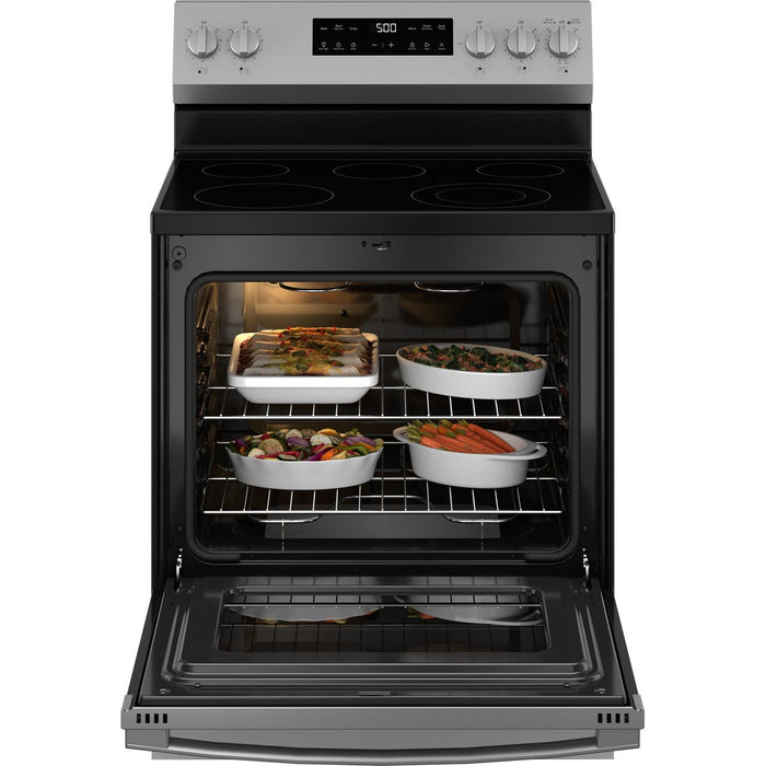 GE 30-inch Freestanding Electric Range GRF500PVSS IMAGE 2