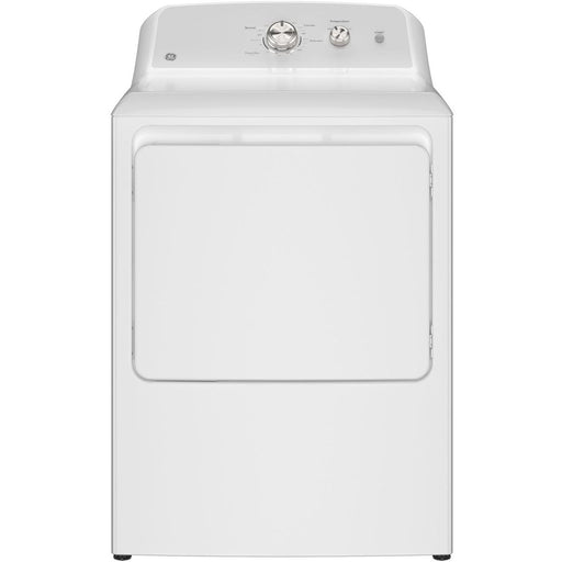 GE 6.2 cu. ft. Electric Dryer with Reversible Door GTX38EASWWS IMAGE 1