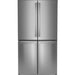 GE Profile 36-inch, 28.4 cu. ft. French 4-Door Refrigerator with Built-In WiFi PAD28BYTFS IMAGE 1