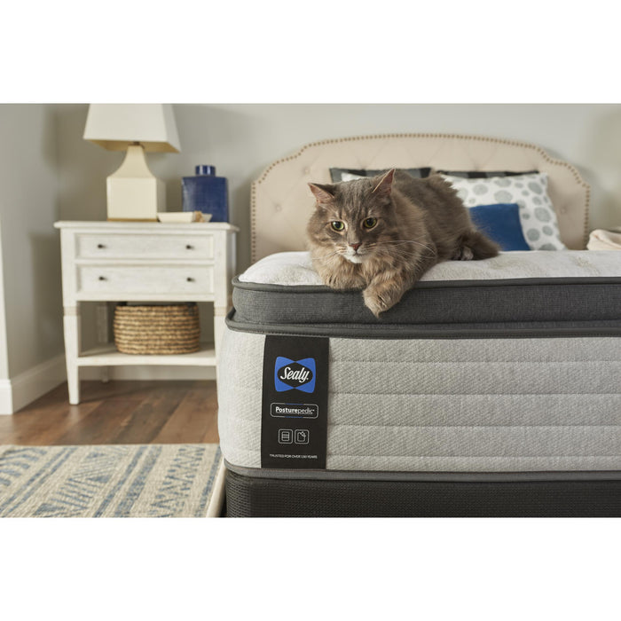 Sealy Garner II Plush Euro Top Mattress (Split California King) IMAGE 16