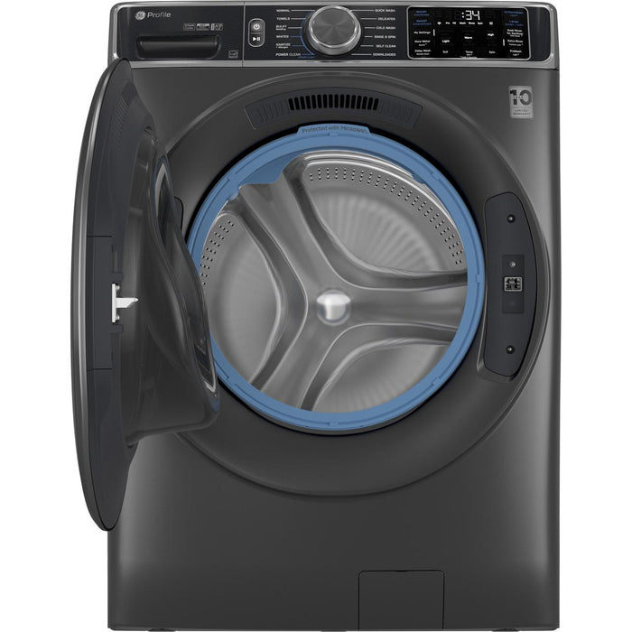 GE Profile 5.5 cu. ft. Front Loading Washer with UltraFresh Vent System Plus PFW955SPWDS IMAGE 2