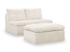 Fannin Armless Chair with Ottoman - BWO Furniture & Mattresses