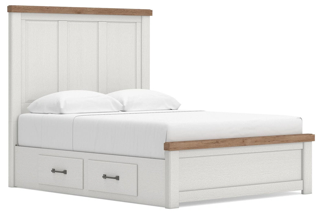Ashley Savonport Queen Panel Bed with Storage