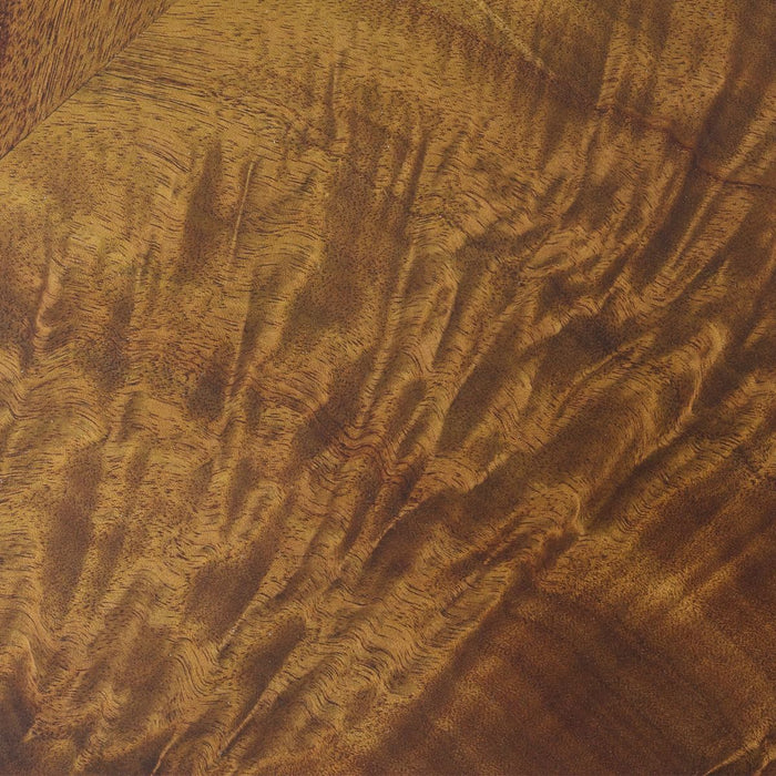 AICO Malibu Crest Vanity Desk in Crotch Mahogany