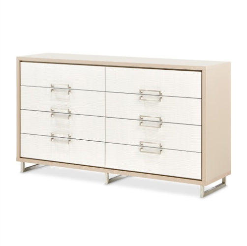 AICO Furniture Palm Gate Dresser in Clay image