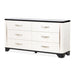 AICO Furniture Tuxedo Dresser in Piano Keyboard image