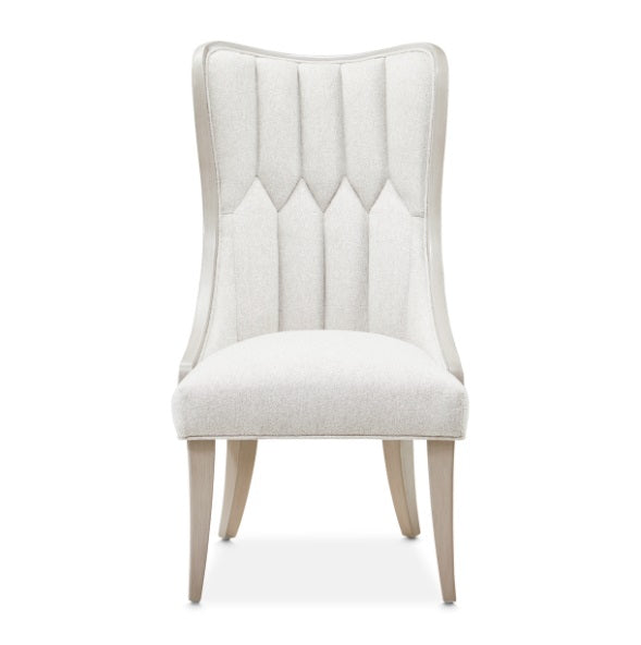 AICO Furniture St. Charles Dining Side Chair (Set of 2) in Dove Gray