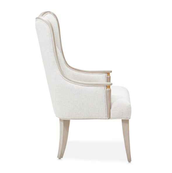 AICO Furniture St. Charles Arm Chair (Set of 2) in Dove Gray