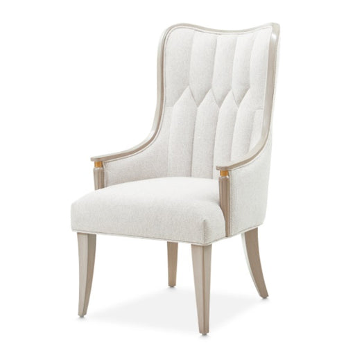 AICO Furniture St. Charles Arm Chair (Set of 2) in Dove Gray image