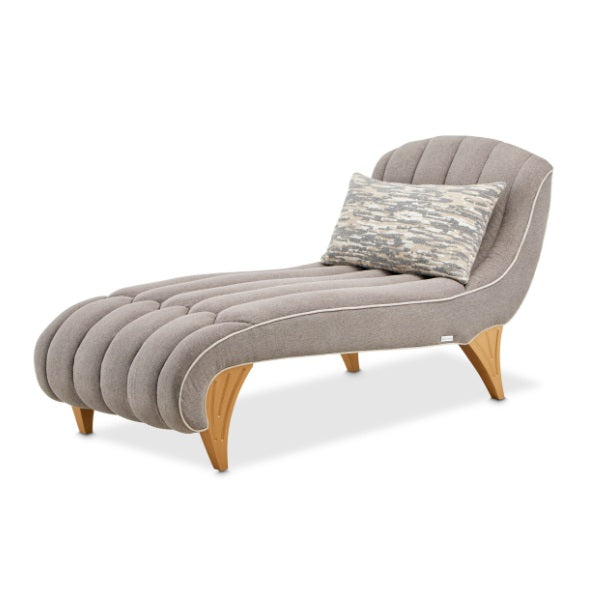 AICO Furniture St.Charles Chaise in Dove Gray image