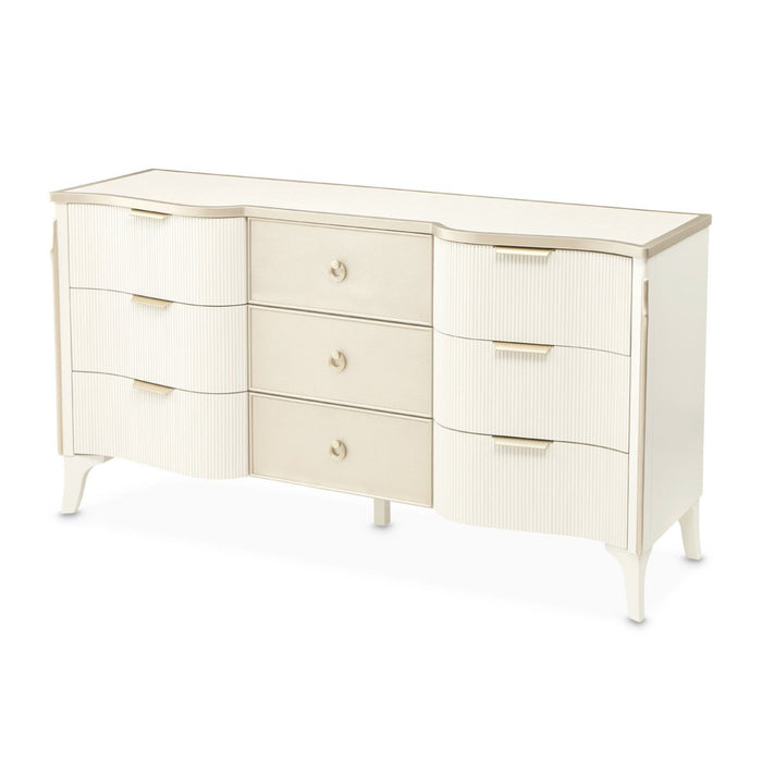 AICO Furniture La Marisia Dresser in Creamy Pearl