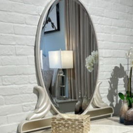 AICO Furniture La Marisia Vanity Mirror in Creamy Pearl image