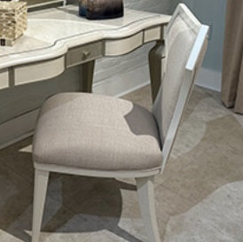 AICO Furniture La Marisia Vanity Chair in Creamy Pearl image