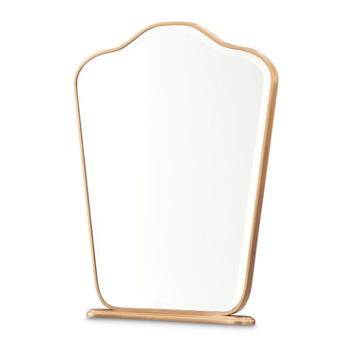 AICO Furniture Camellia Field Vanity Mirror in Warm Pecan image