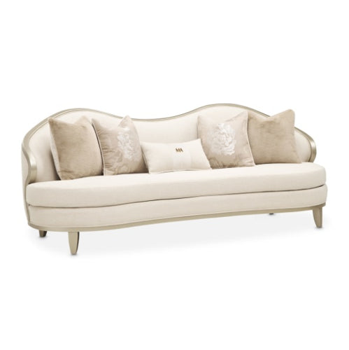 AICO Furniture Camellia Field Sofa Cornsilk in Caramel image