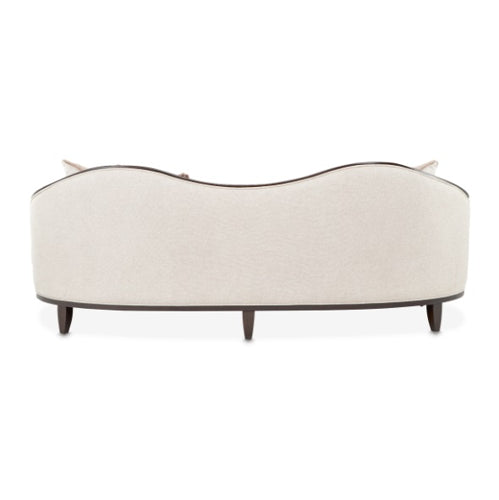 AICO Furniture Camellia Field Sofa in Warm Pecan