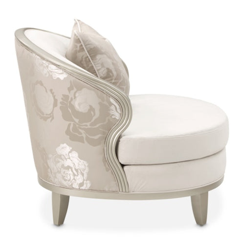 AICO Furniture Camellia Field Matching Chair in Caramel