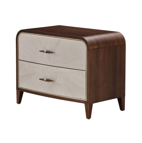 AICO Furniture Houston Large Nightstand in Walnut image
