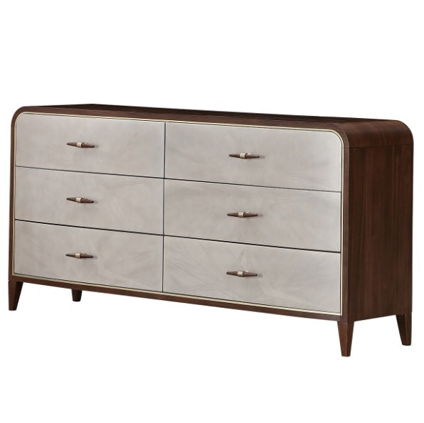 AICO Furniture Houston Dresser in Walnut image