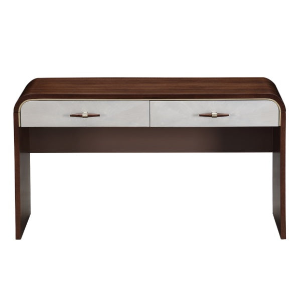 AICO Furniture Houston Vanity Desk in Walnut